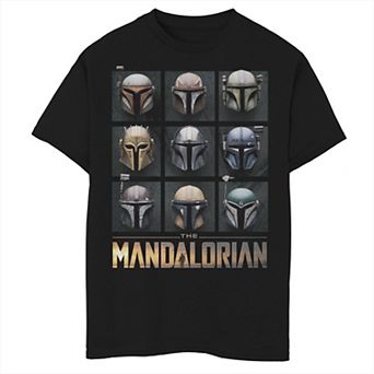 Boys 8-20 Star Wars The Mandalorian Helmet Box Up Graphic Tee