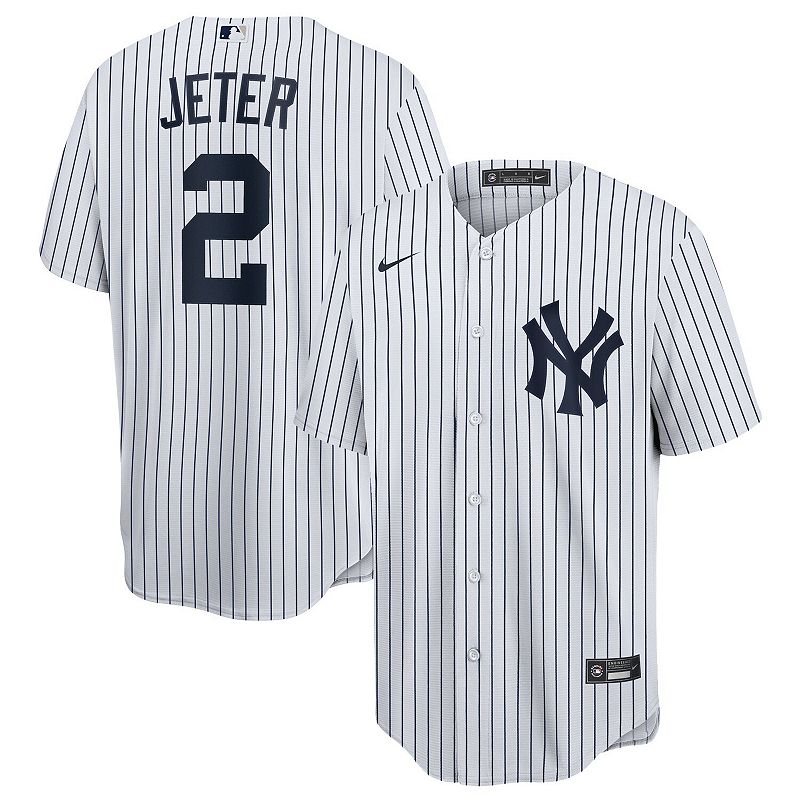 Aaron Judge New York Yankees Majestic Threads Pinstripe 3/4-Sleeve Raglan Name & Number T-Shirt - White, Men's, Size: Small
