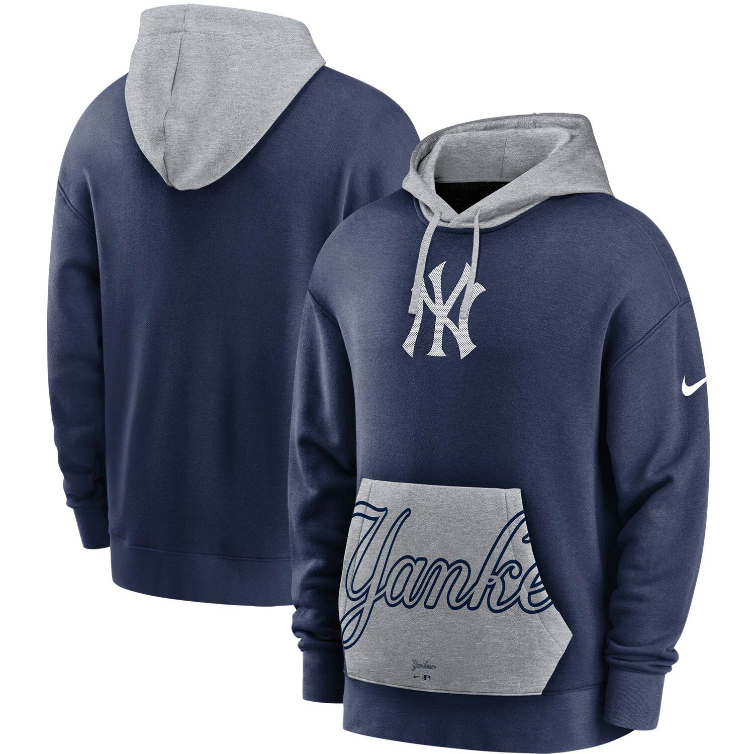 yankees short sleeve hoodie