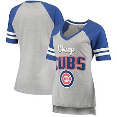 Mlb Chicago Cubs Women's Short Sleeve V-neck Core T-shirt : Target