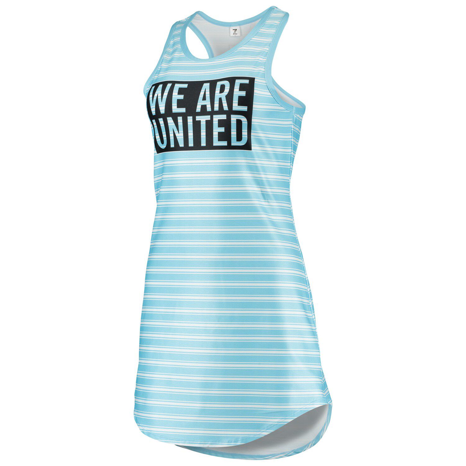 light blue tank dress