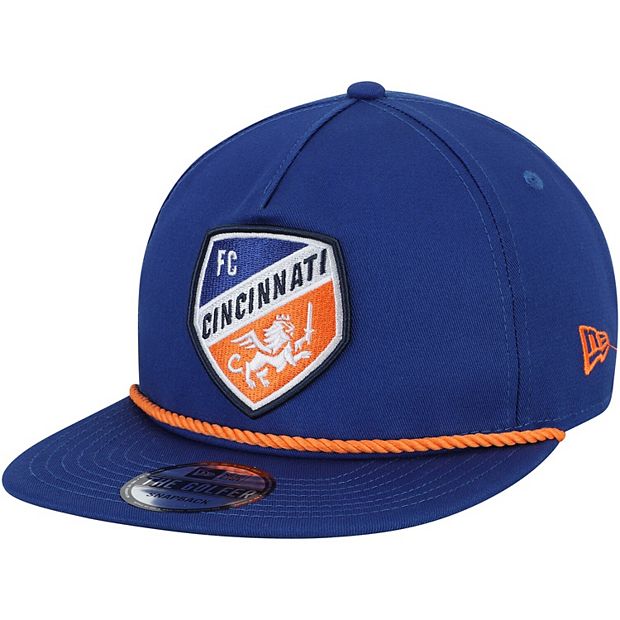 Men's FC Cincinnati New Era Blue Golfer Rope Snapback Hat