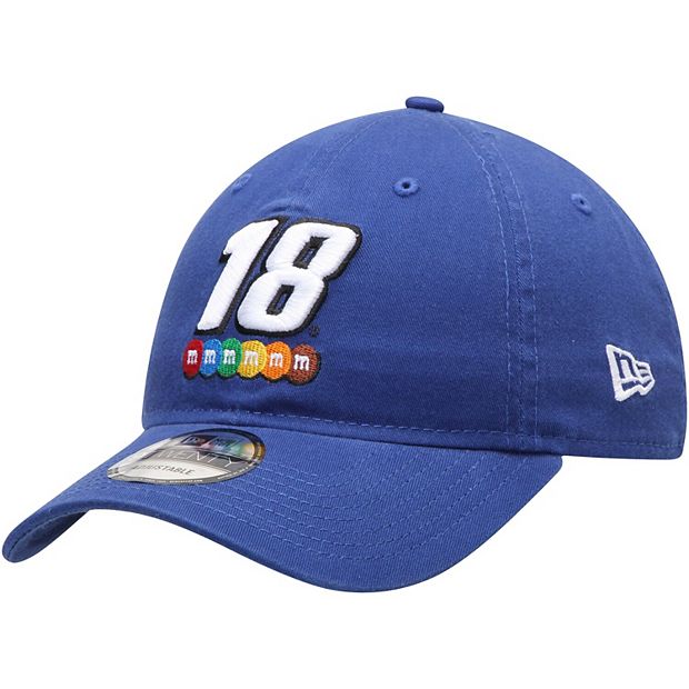 Men's Kyle Busch New Era Black 39THIRTY Panel Flex Fit Hat