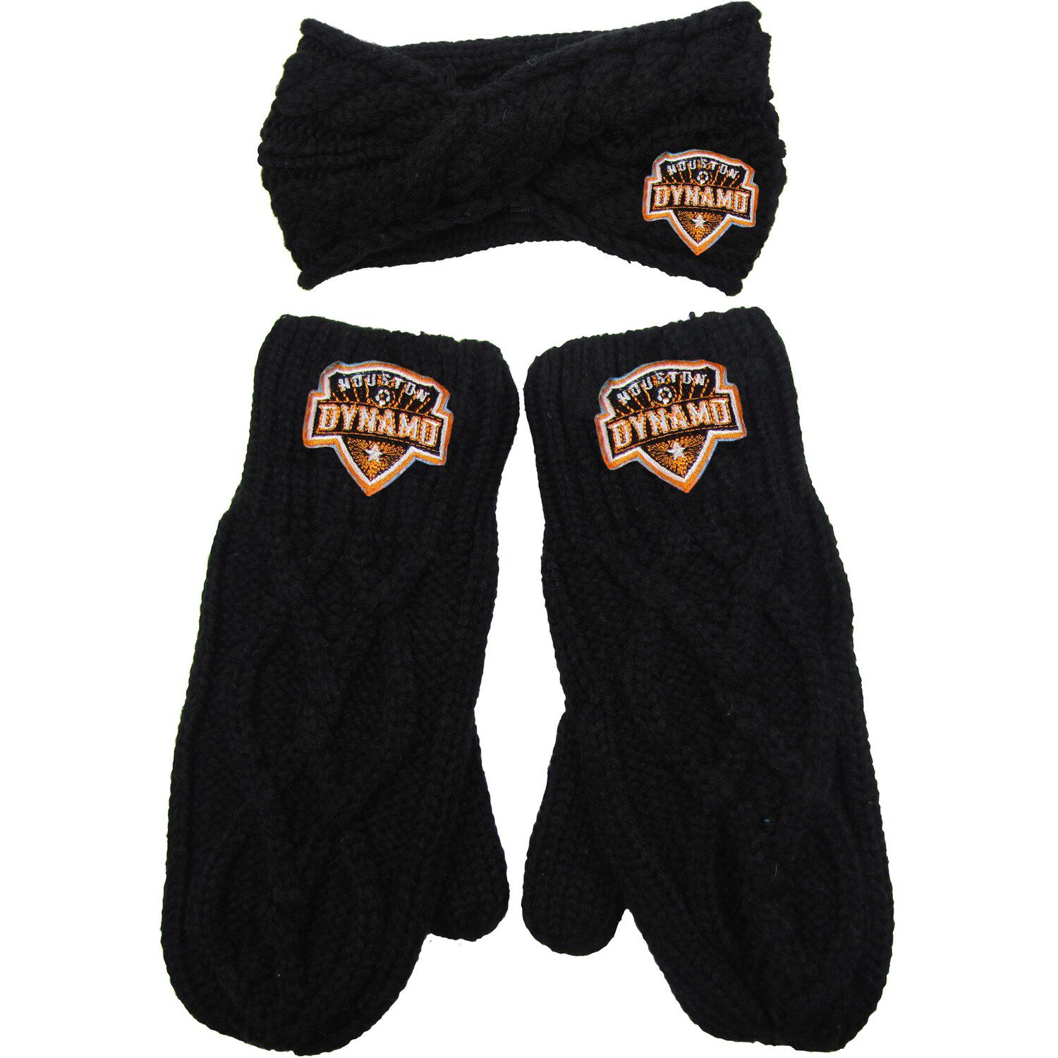 Image for Unbranded Women's ZooZatz Houston Dynamo Headband & Mittens Set at Kohl's.