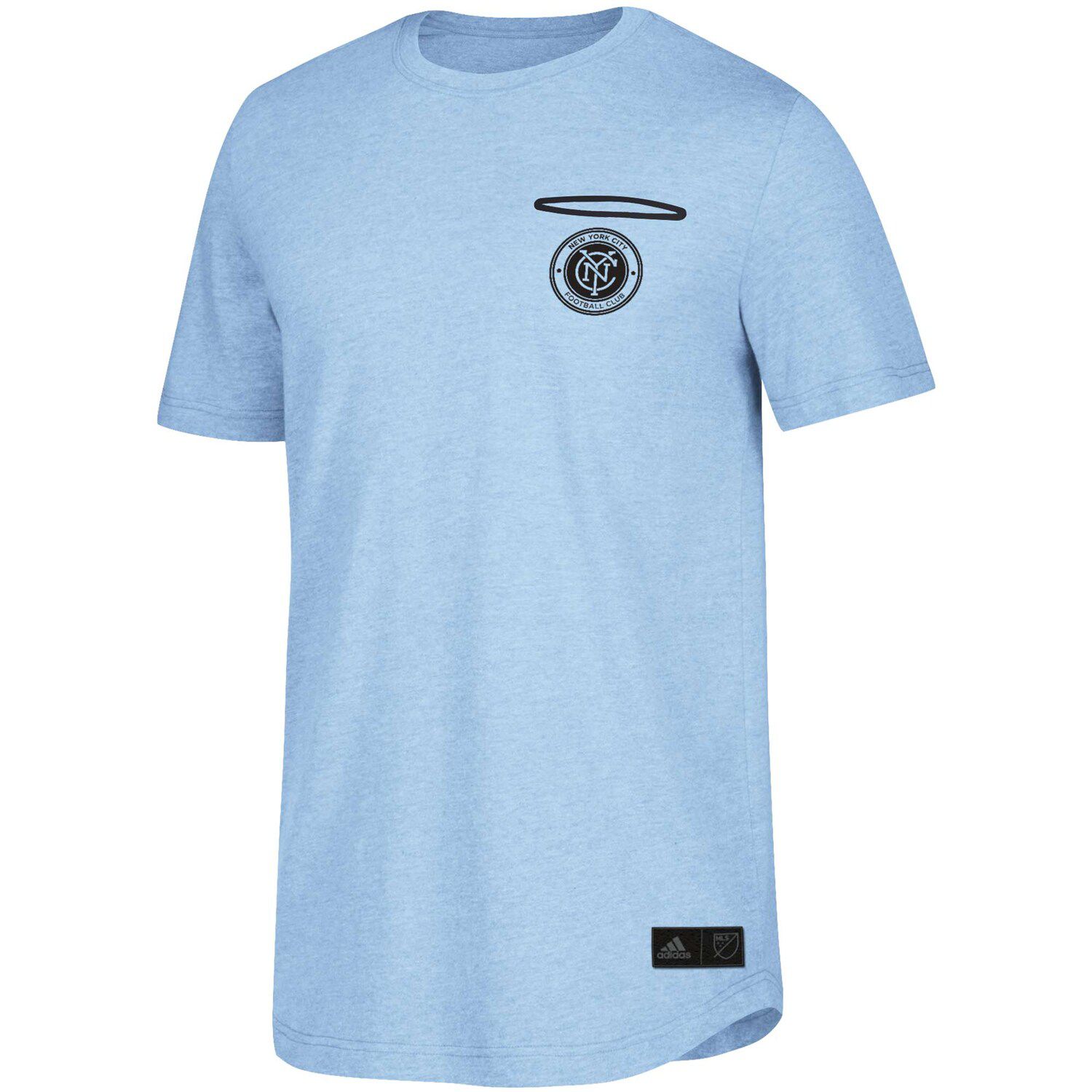 light blue adidas t shirt