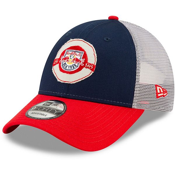 Men S New Era Navy Red New York Red Bulls 9forty Snapback Hat