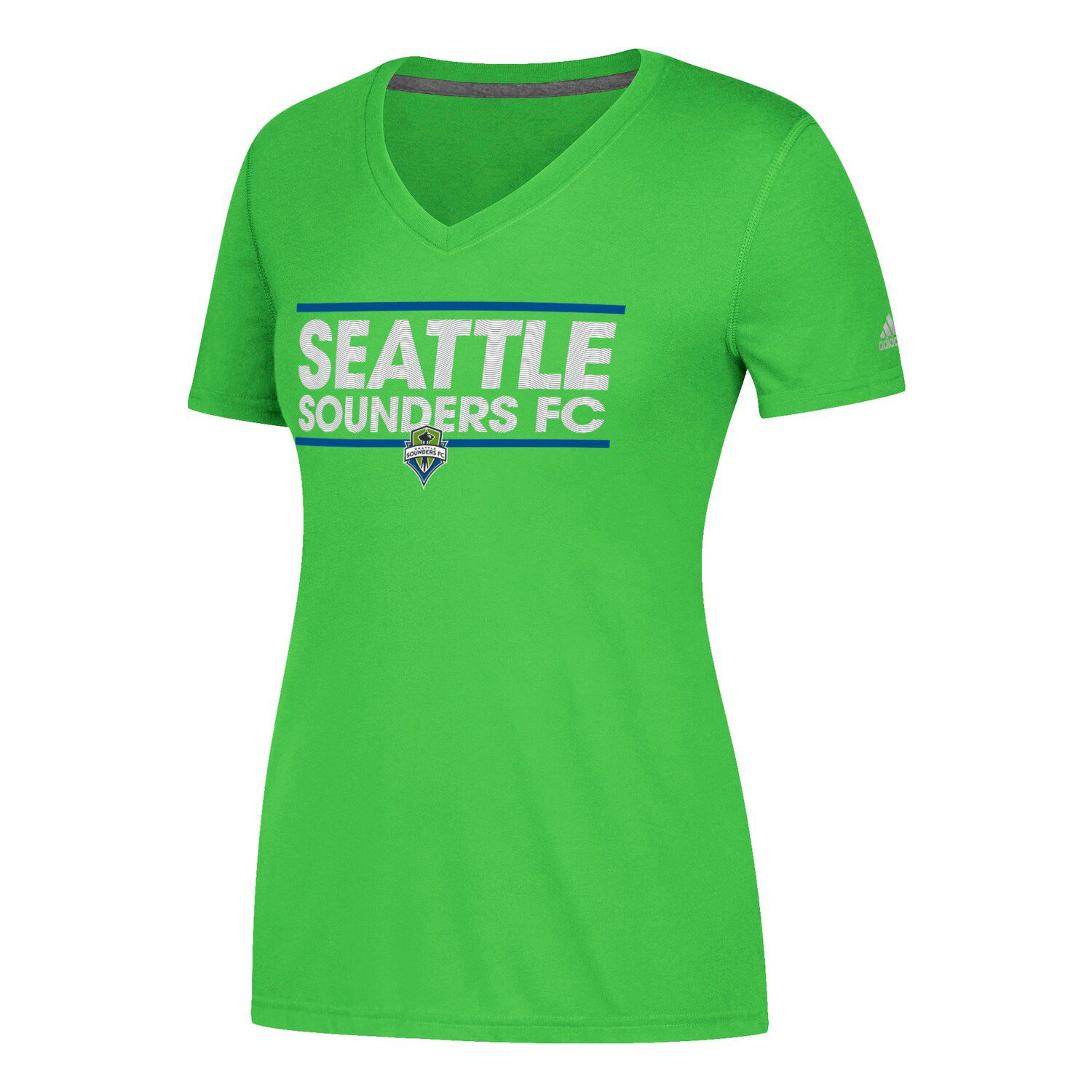 adidas green shirt women's