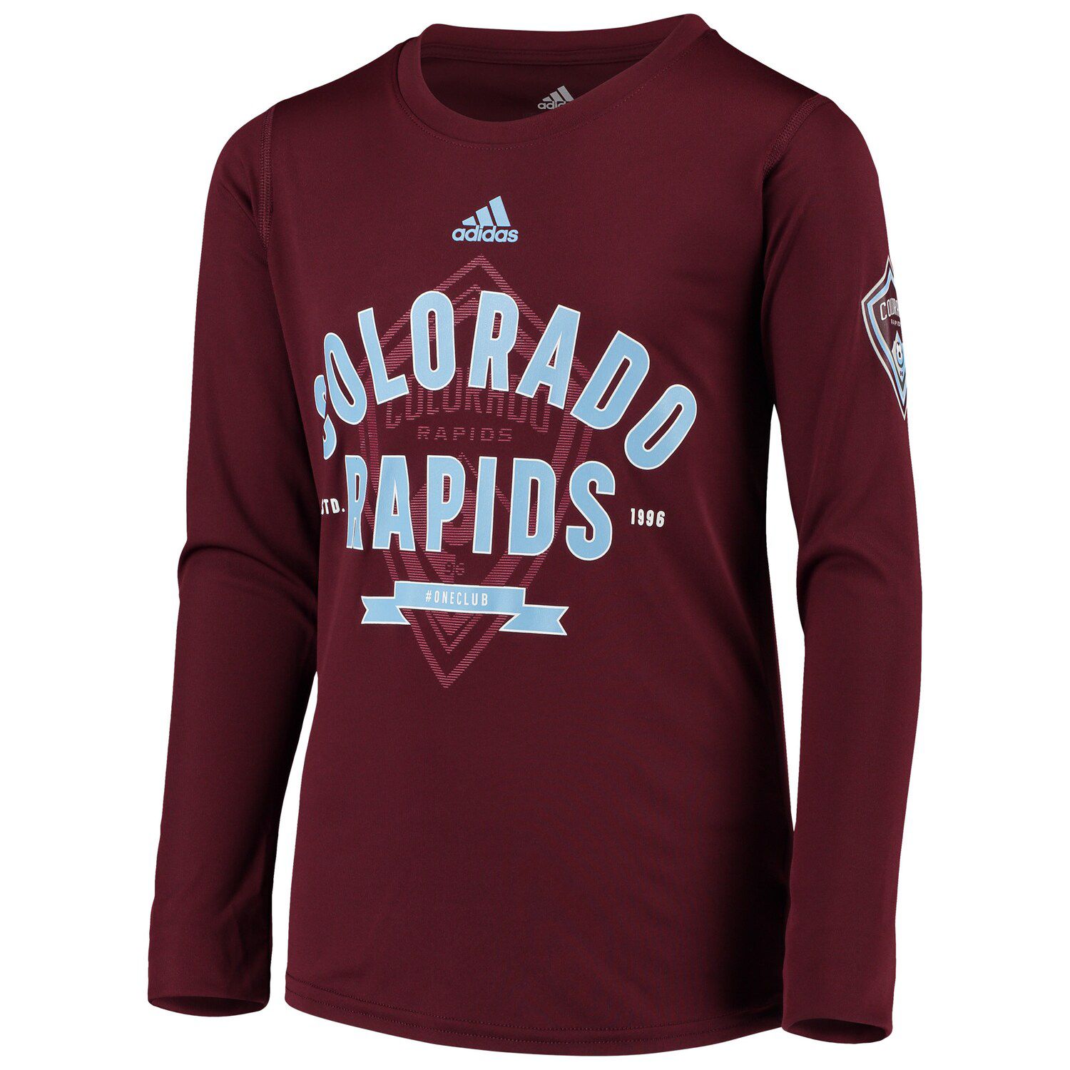 adidas burgundy long sleeve