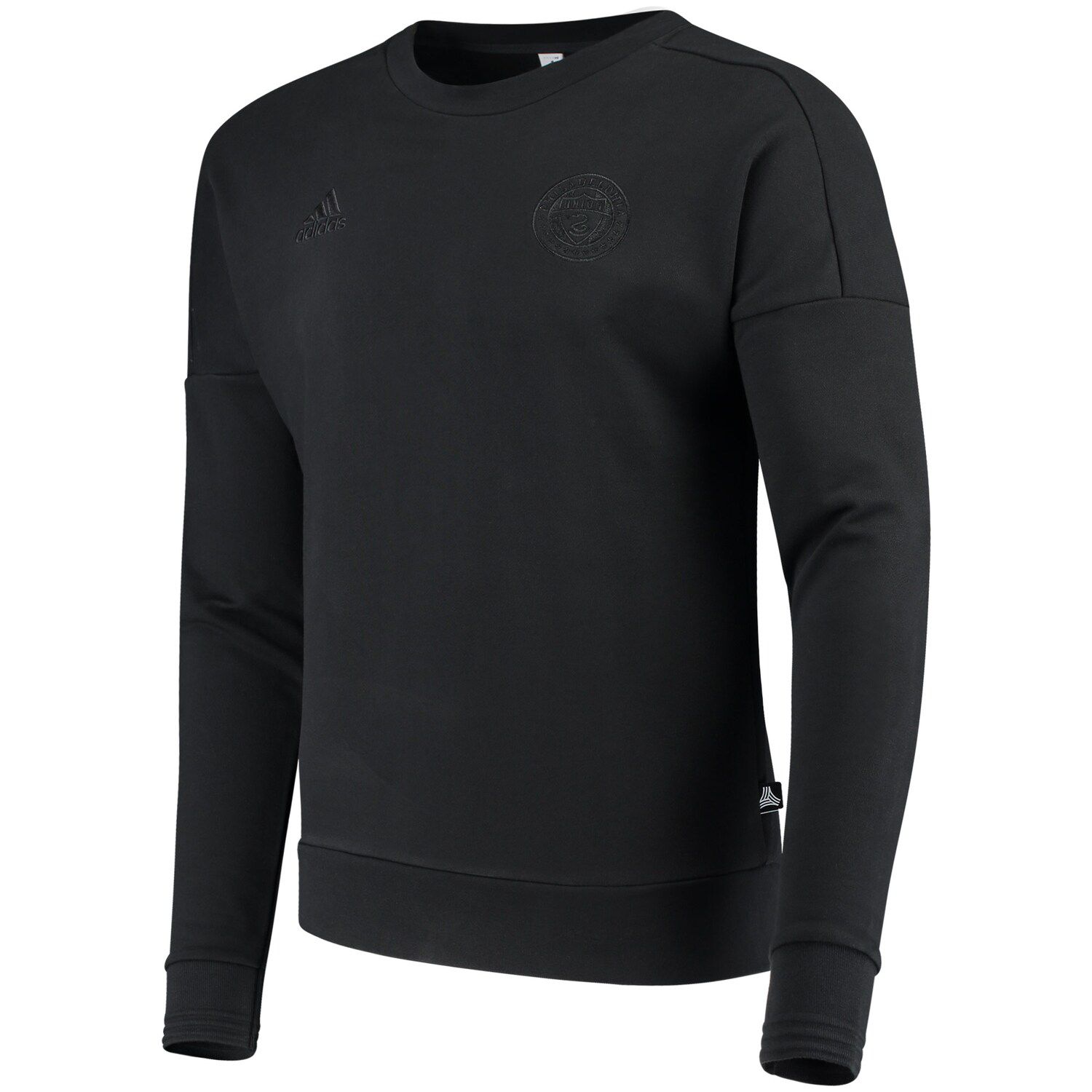 adidas black crew neck sweatshirt