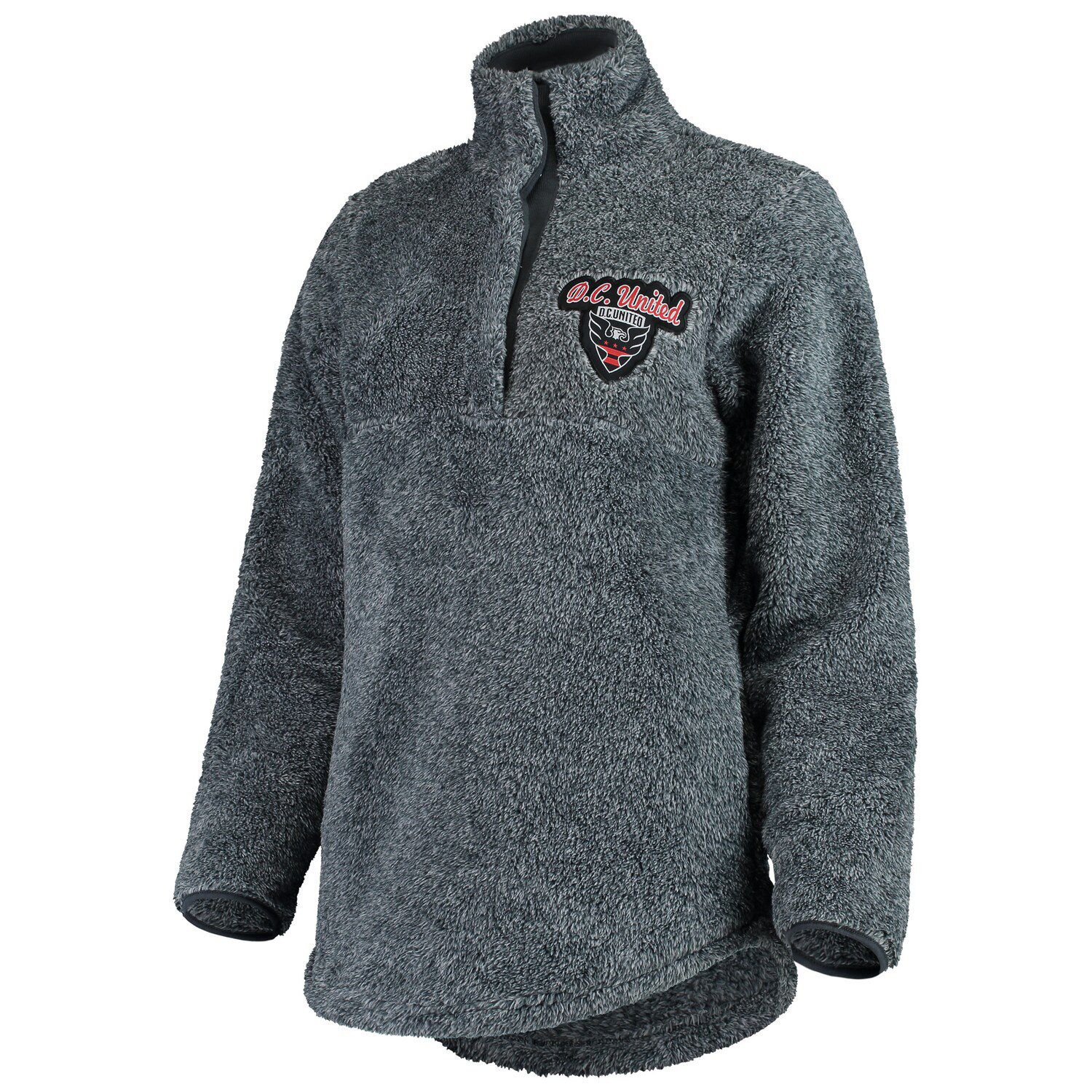 fluffy half zip pullover