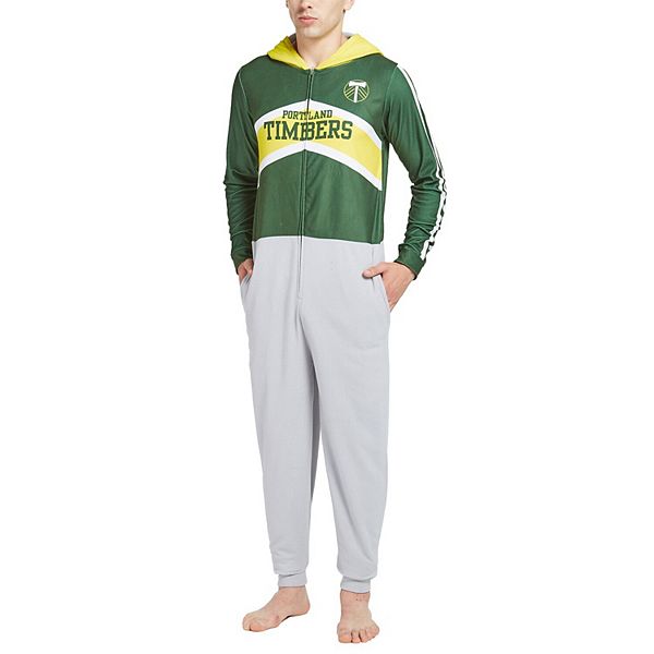 Concepts Sport Green/Gold Portland Timbers Union Suit Pajamas