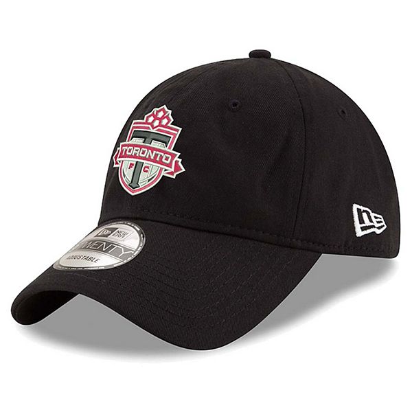 Men's New Era Black Toronto FC Team Logo 9TWENTY Adjustable Hat