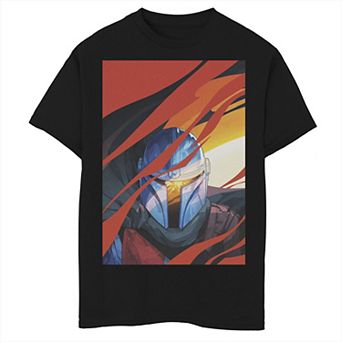 Boys 8-20 Boys Star Wars Mandalorian Smoke Graphic Tee