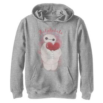 Boys 8-20 Disney Big Hero 6 Baymax Heart Portrait Pullover Hoodie
