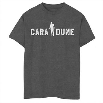 Boys 6-20 Star Wars The Mandalorian Cara Dune Silhouette Graphic Tee