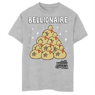 Boys 8-20 Nintendo Animal Crossing New Leaf Bellionaire Graphic Tee