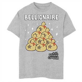 Boys 8-20 Nintendo Animal Crossing New Leaf Bellionaire Graphic Tee