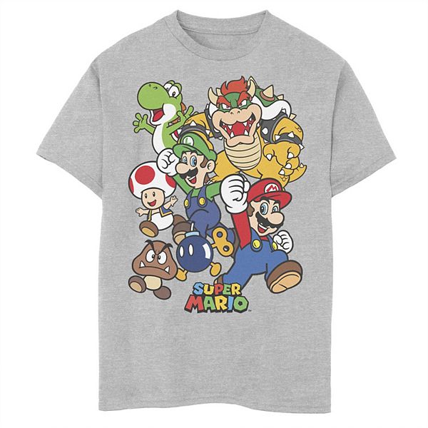 Boys 8-20 Boys Nintendo Simple Box Graphic Tee