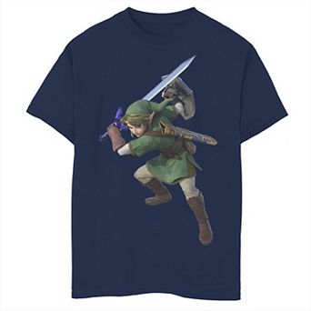 Boys 6-20 Boys Nintendo Link Smash Graphic Tee