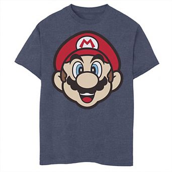 Boys 6-20 Super Mario Big Face Mario Graphic Tee