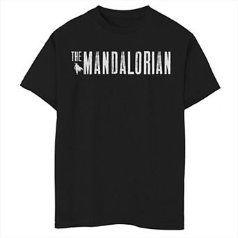 Boys 6-20 Star Wars The Mandalorian Simple Logo Graphic Tee