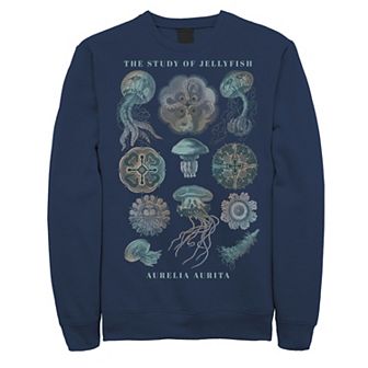 Juniors' The Study Of Jellyfish Fleece Sweatshirt