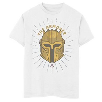 Boys 6-20 Boys Star Wars Armorer Shield Graphic Tee