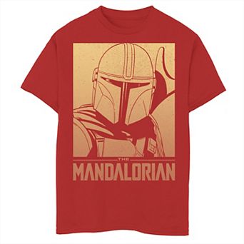 Boys 8-20 Star Wars The Mandalorian Sunset Gradient Poster Graphic Tee