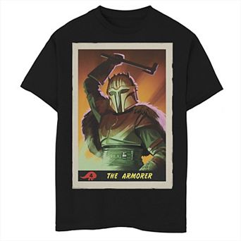 Boys 6-20 Star Wars The Mandalorian The Armorer Card Graphic Tee