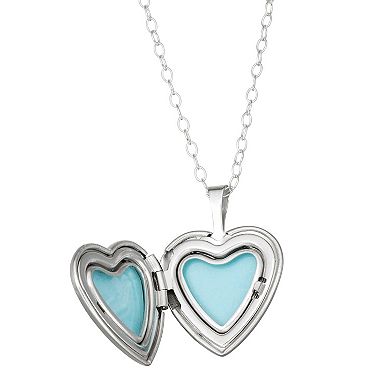 Charming Girl Kids' Sterling Silver "Love You to the Moon" Locket Necklace