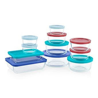 Pyrex 22 pc Glass Food Storage Set