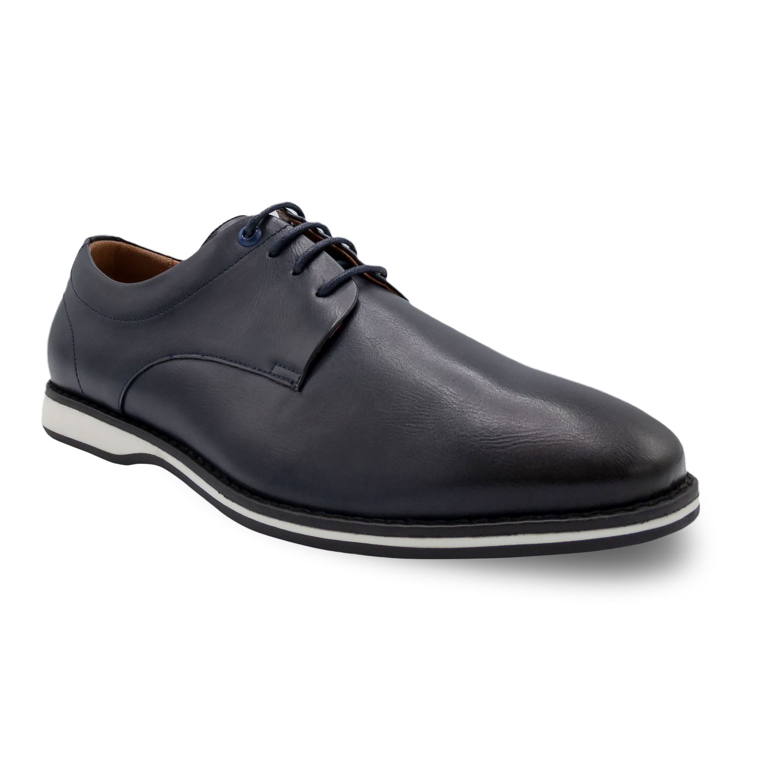 kohl's navy blue dress shoes