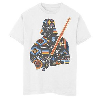 Boys 6-20 Star Wars Darth Vader Aztec Pattern Fill Graphic Tee