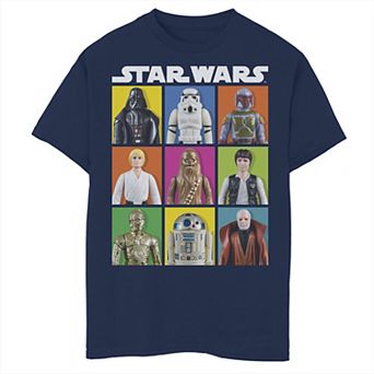 Boys 8-20 Star Wars Group Shot Toy Box Panels Graphic Tee