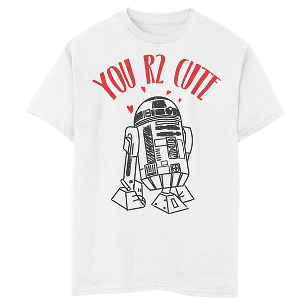 Boys 8-20 Star Wars R2-D2 You Are Too Cute Graphic Tee