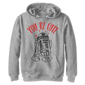Boys 8-20 Star Wars R2-D2 You Are Too Cute Pullover Graphic Hoodie