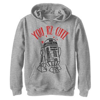 Boys 8-20 Star Wars R2-D2 You Are Too Cute Pullover Graphic Hoodie
