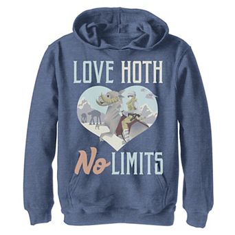 Boys 8-20 Star Wars Love Hoth No Limits Text Pullover Graphic Hoodie