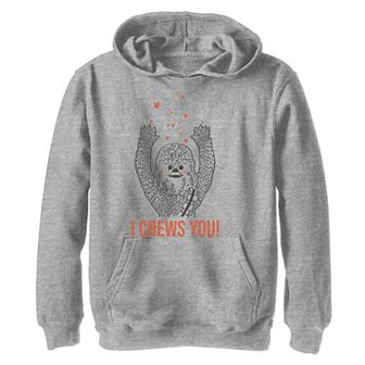 Boys 8-20 Star Wars Chewbacca I Chews You Pullover Graphic Hoodie