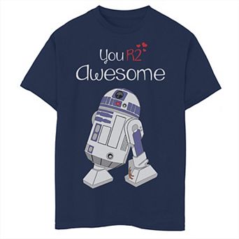 Boys 8-20 Star Wars R2-D2 Your'e Awesome Graphic Tee