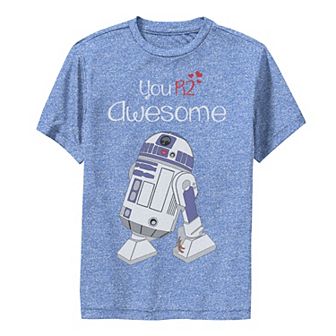 Boys 8-20 Star Wars R2-D2 You're Awesome Performance Graphic Tee
