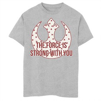 Boys 8-20 Star Wars Strong Heart Force Fleece Pullover Graphic Hoodie