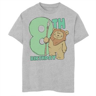 Boys 8-20 Star Wars Cute Ewok 8th Birthday Graphic Tee