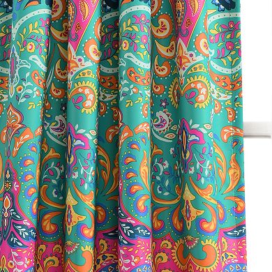 Lush Decor Boho Chic Room Darkening Window Curtain Set