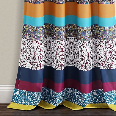 Lush Decor Boho Stripe Window Curtain Set