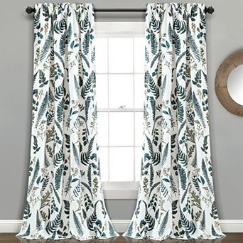 Lush Decor Devonia Allover Room Darkening Window Curtain Set