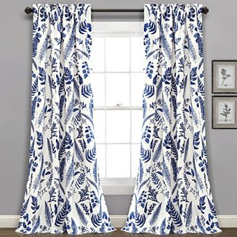 Lush Decor Devonia Allover Room Darkening Window Curtain Set
