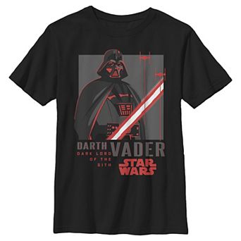 Boys 6-20 Star Wars Galaxy Of Adventures Vader Sith Poster B1 Graphic Tee