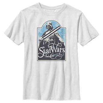 Boys 6-20 Star Wars Retro Vader Poster Graphic Tee