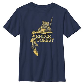 Boys 6-20 Star Wars Ewok Endor Forest Graphic Tee